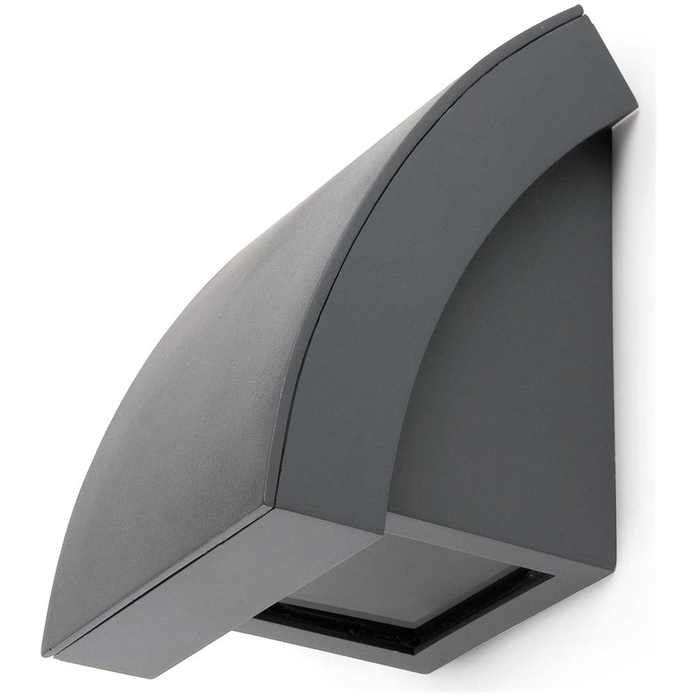 74400 - Proa Lampada Da Parete Per Esterni In Alluminio Grigio Scuro - Foto 2