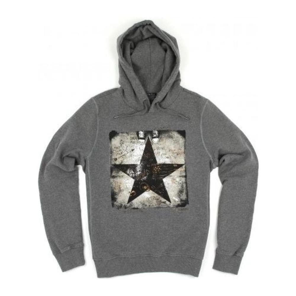 all star grigio felpa