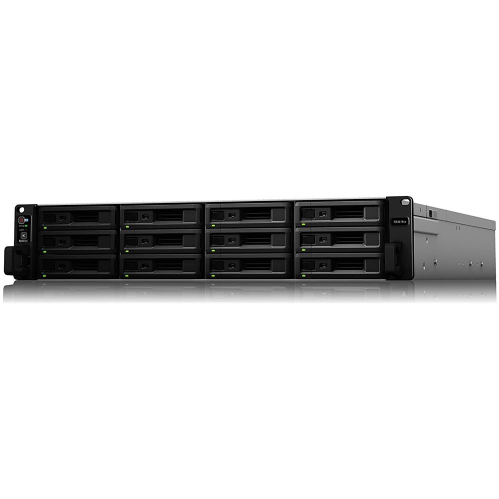 NAS RackStation RS3618xs 12 Slot 3.5" / 2.5" Interfacce 4 x Gigabit Ethernet / 2 x USB 3.0 Ram 8 GB - Foto 1