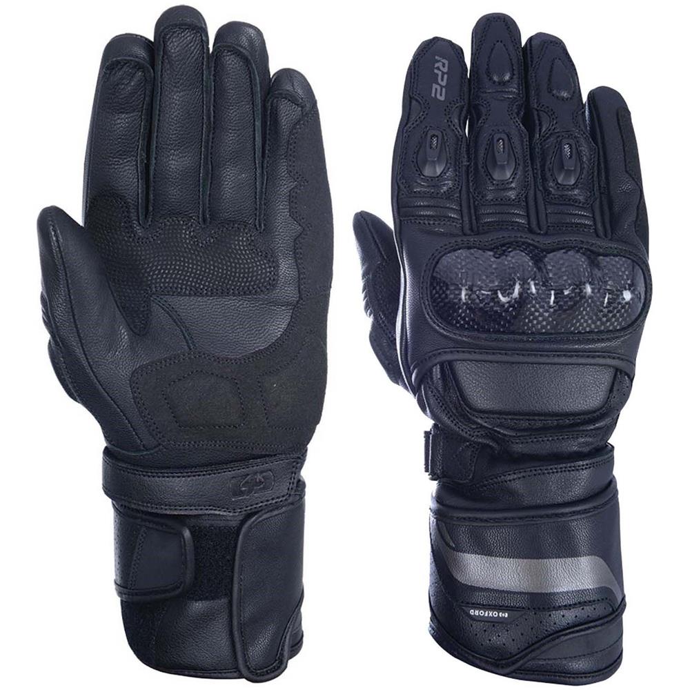 Guanti Moto In Pelle Rp-2 2.0 Long Sports Stealth Nero (l, Nero) - Foto 2
