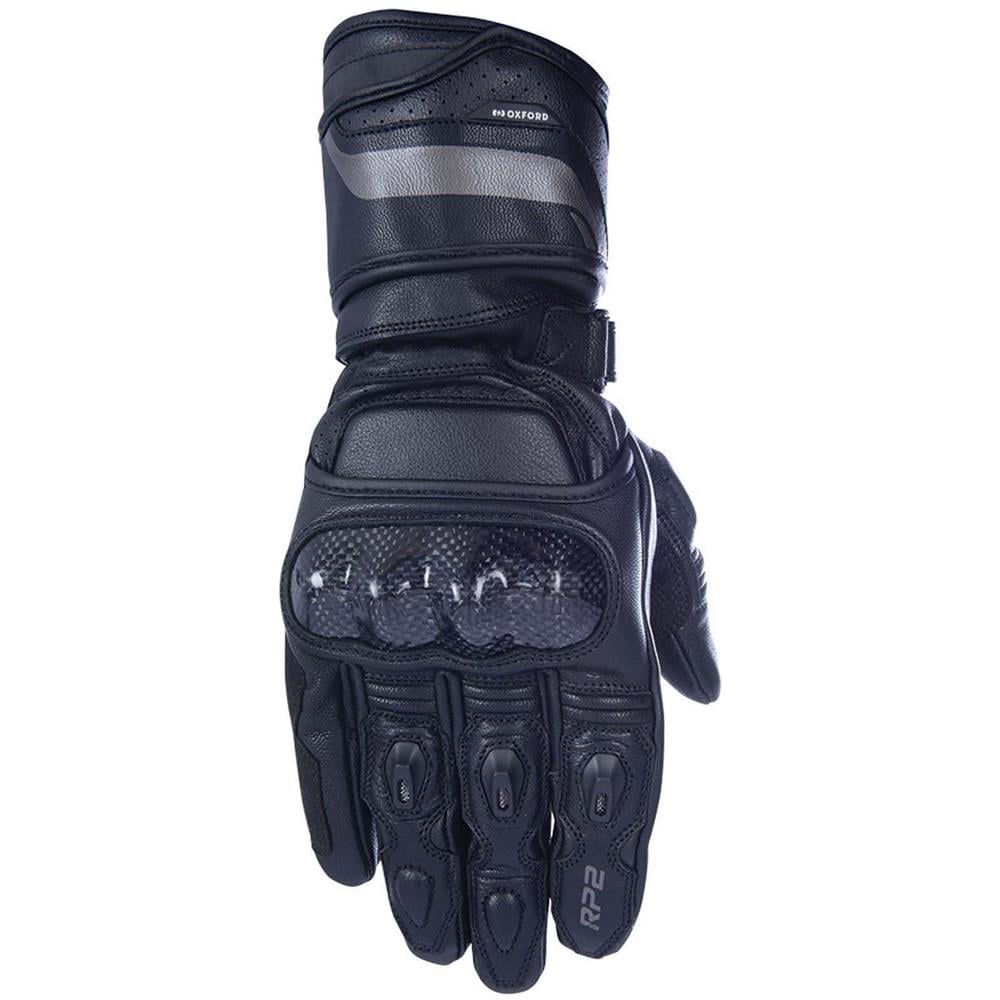 Guanti Moto In Pelle Rp-2 2.0 Long Sports Stealth Nero (l, Nero) - Foto 1
