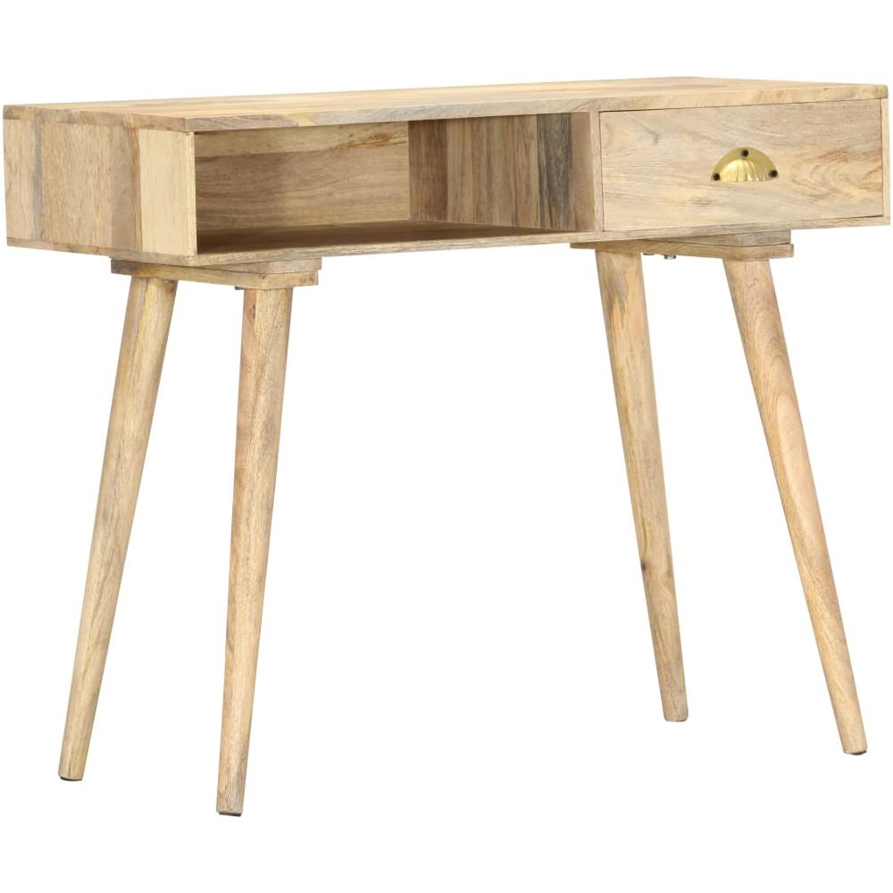 Tavolo Consolle 90x45x75 Cm In Legno Massello Di Mango - Foto 1
