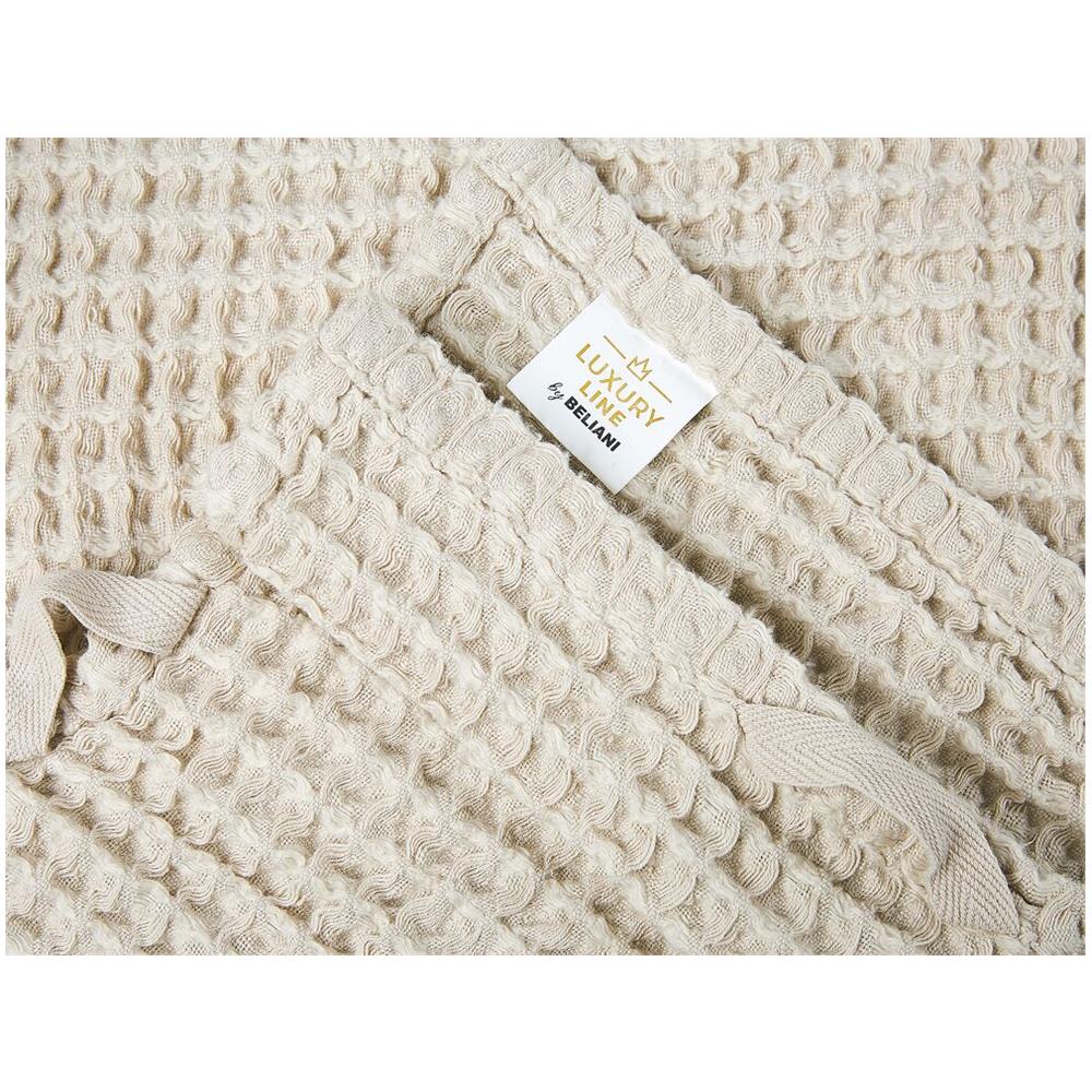Set Di 9 Asciugamani In Cotone Beige Areora - Foto 2