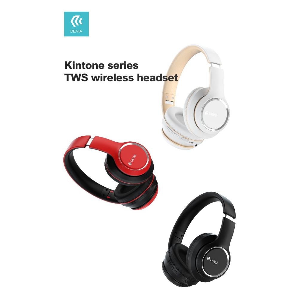 Cuffie Bluetooth 5.0 Em039 Tws Kintone Hi-fi Bianca - Foto 1