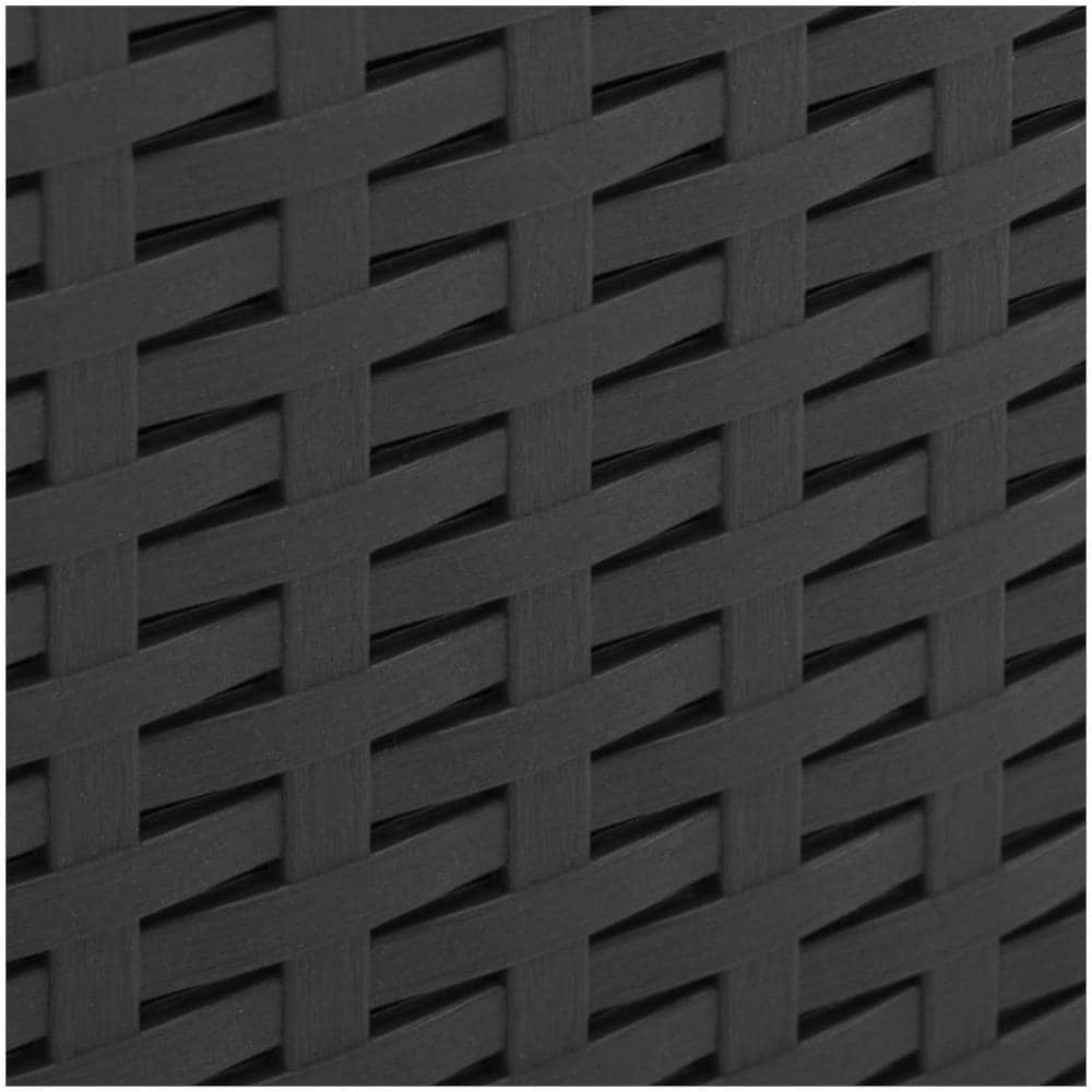 Tavolo Da Giardino Grigio 53x53x40 Cm In Plastica - Foto 2