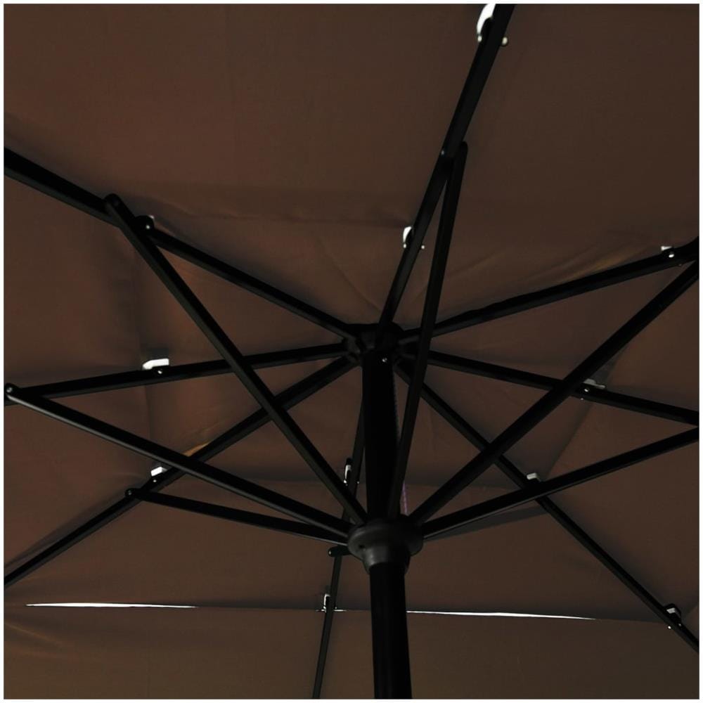 Ombrellone a 3 Livelli con Palo in Alluminio Talpa 2,5x2,5 m - Foto 3