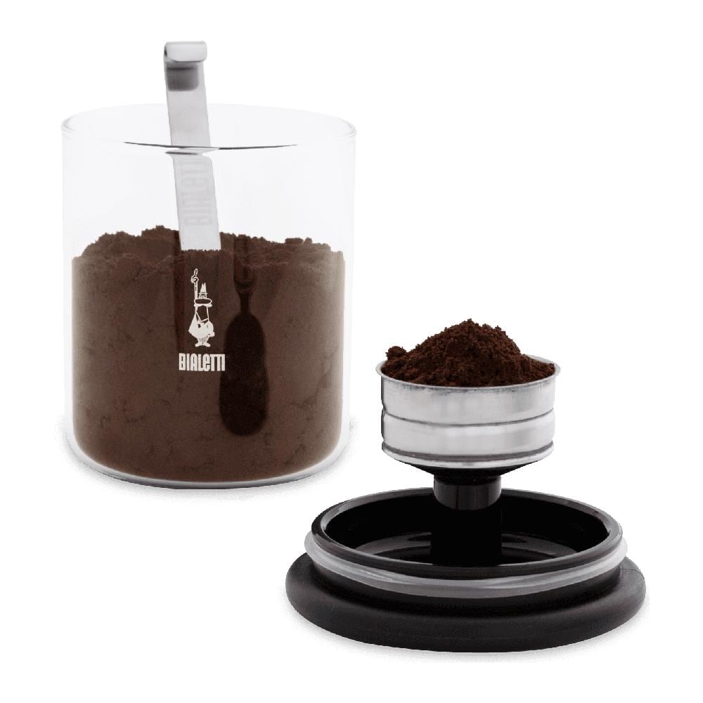 DCDESIGN07 recipiente Rotondo Vetro Nero, Trasparente - Foto 2