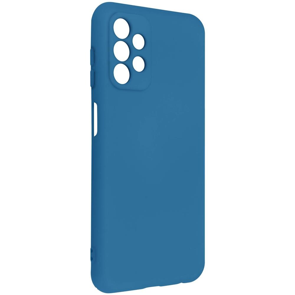 Cover Per Samsung Galaxy A13 4g Silicone Semi-rigido Soft-touch Blu - Foto 2