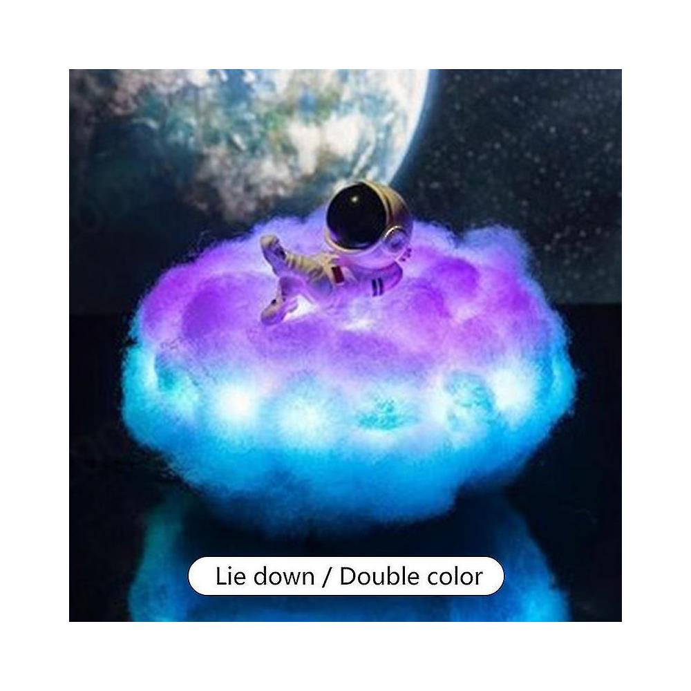 Uonlytech Lampada LED USB A Forma Di Astronauta – Luce Flessibile Per Tastiera, Laptop, PC, Lettura Notturna E Viaggi – Portatile E Ricaricabile