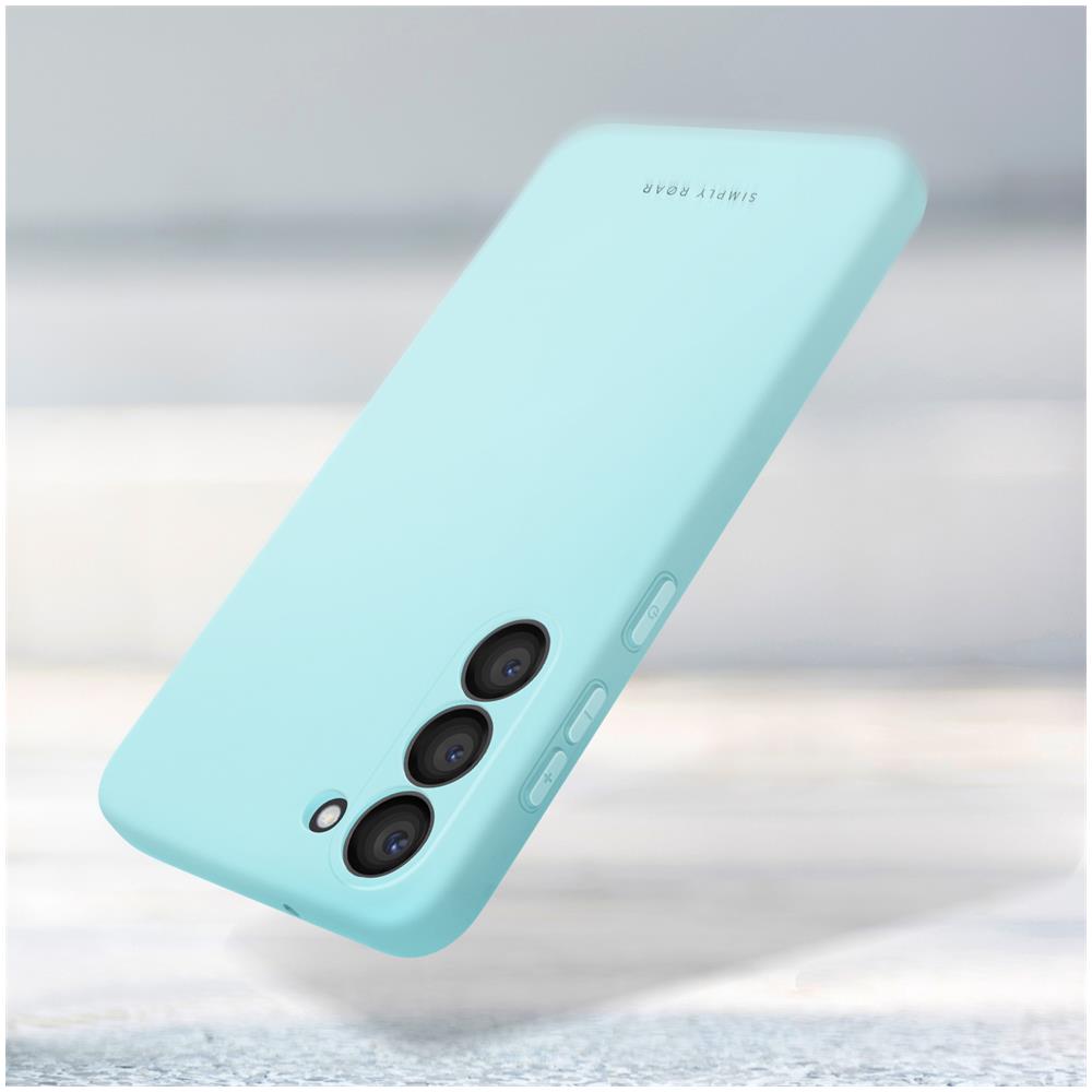 Cover Per Samsung S23 Silicone Opaco Soft-touch Space Celeste - Foto 5