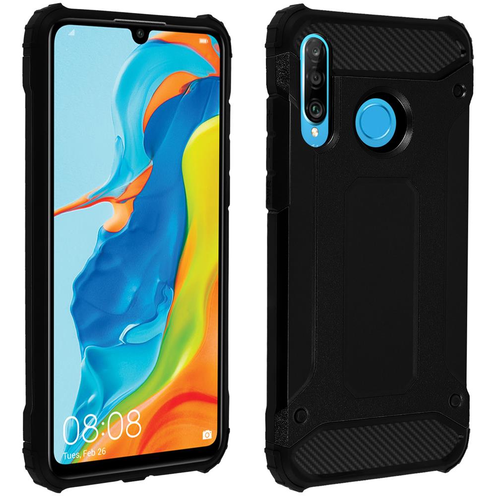 Cover Huawei P30 Lite Protezione Hybrid Antiurto 1.8m Defender Ii - Nero - Foto 1
