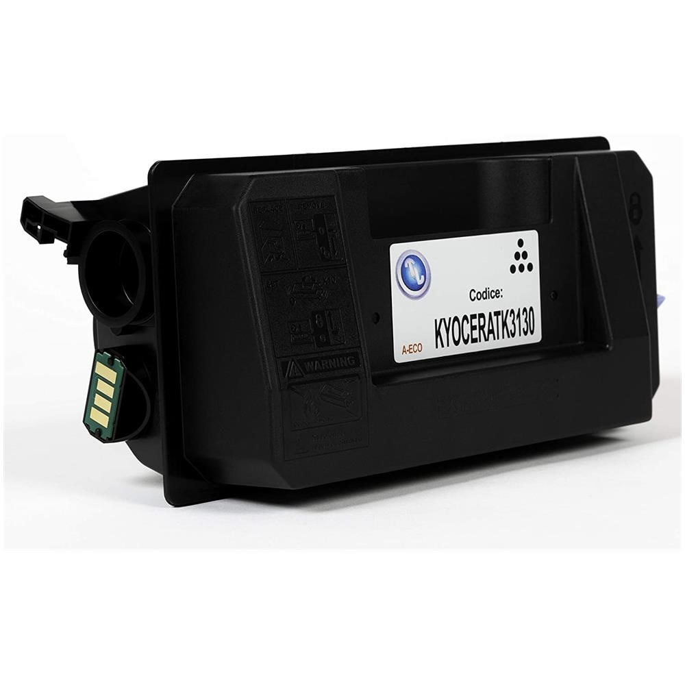 TONER COMPATIBILE - Kyocera Tk-3130 Eco Nero 1t02lv0nl0 Per Fs-4200dn, Fs-4300dn, Ecosys M3550idn, Ecosys M3560idn Fornito Di Intelligent Chip Capacità 25000 Copie Made In Italy - Foto 2