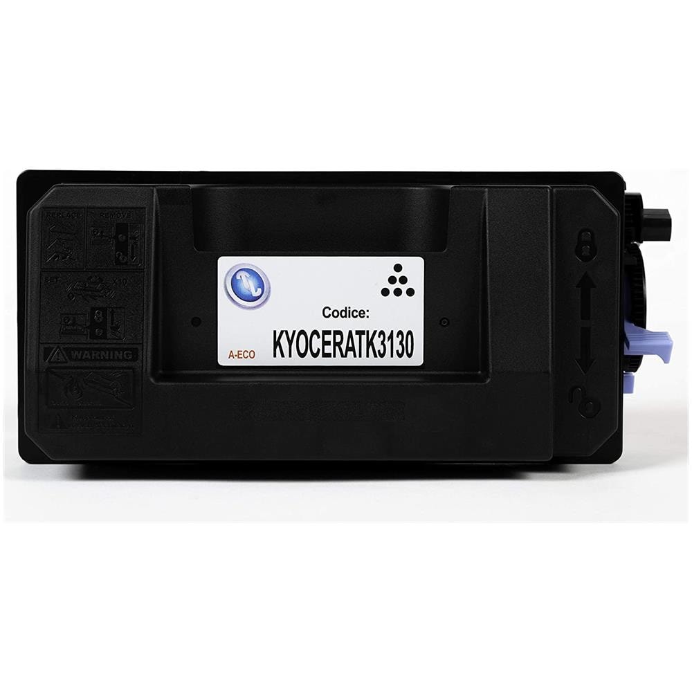 TONER COMPATIBILE - Kyocera Tk-3130 Eco Nero 1t02lv0nl0 Per Fs-4200dn, Fs-4300dn, Ecosys M3550idn, Ecosys M3560idn Fornito Di Intelligent Chip Capacità 25000 Copie Made In Italy - Foto 4