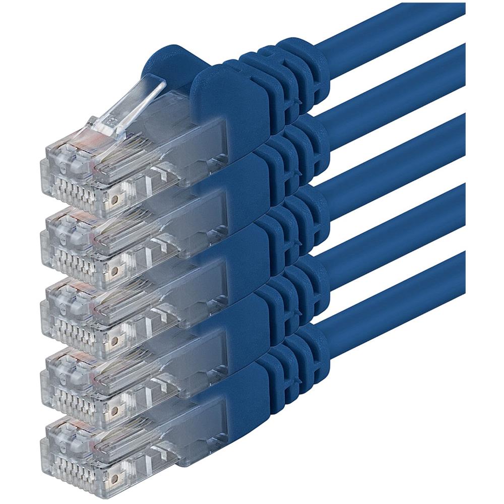 1.0m 2x RJ-45 Cat6 UTP M / M, 1m, Cat6, U / UTP (UTP) - Foto 1