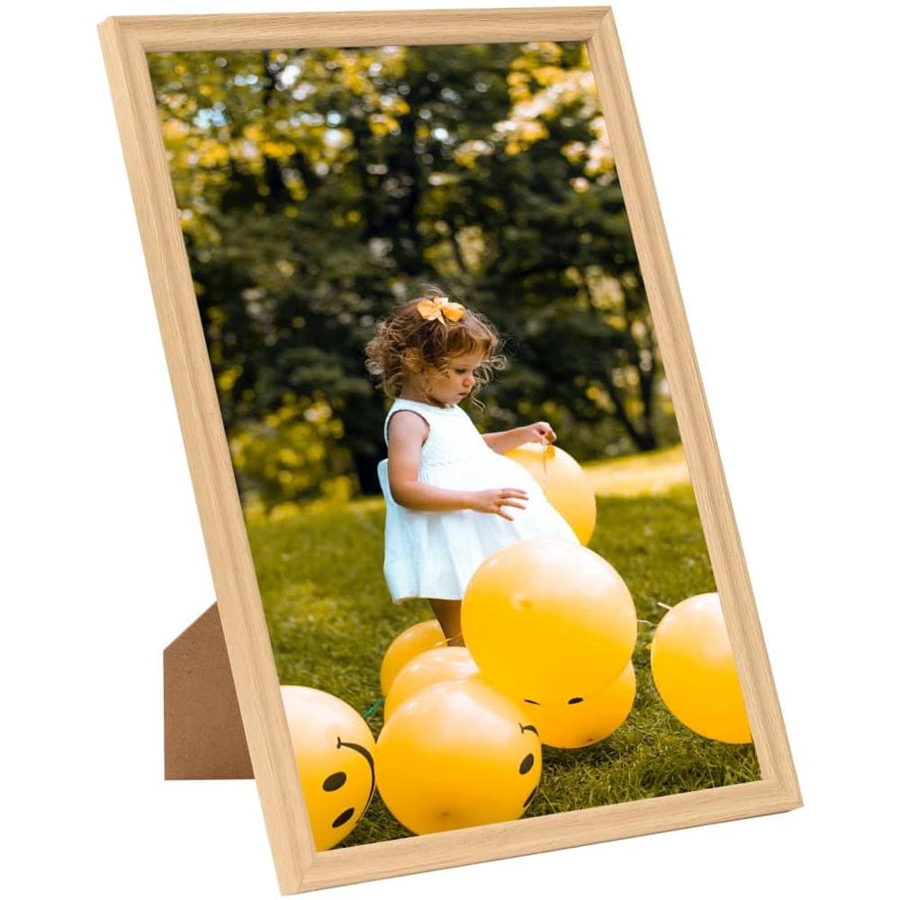 Cornici Foto Collage 5 Pz Parete O Tavolo Rovere Chiaro 70x90cm - Foto 2