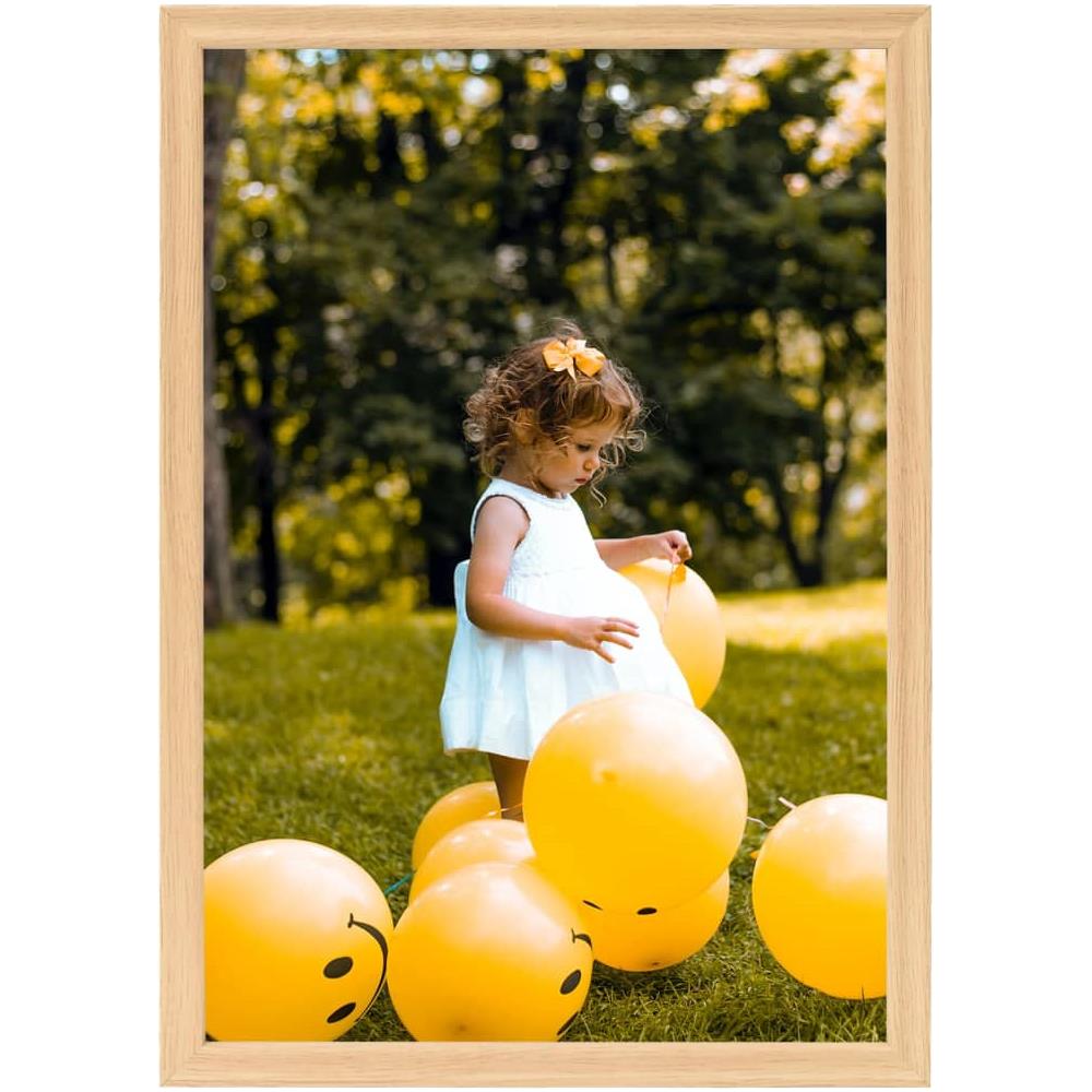 Cornici Foto Collage 5 Pz Parete O Tavolo Rovere Chiaro 70x90cm - Foto 3