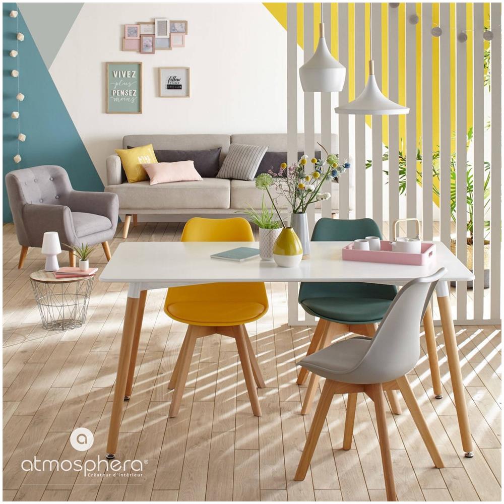 Tavolino Dal Design Traforato, Piano In Legno Con Paralume In Filo Nero, Tavolo Funzionale E Facile Da Spostare. - Foto 2