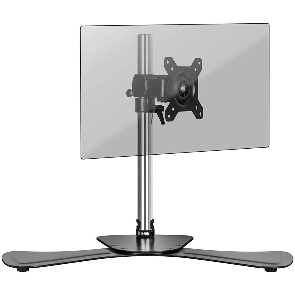 Dm751 Supporto Per 1 Monitor - Base In Acciaio Per Schermi Fino A 24"" - Altezza Regolabile - Guida In Alluminio Per Schermi Fino A 8 Kg - Inclinazione + / -15° - Rotazione Schermi 360° - Foto 1