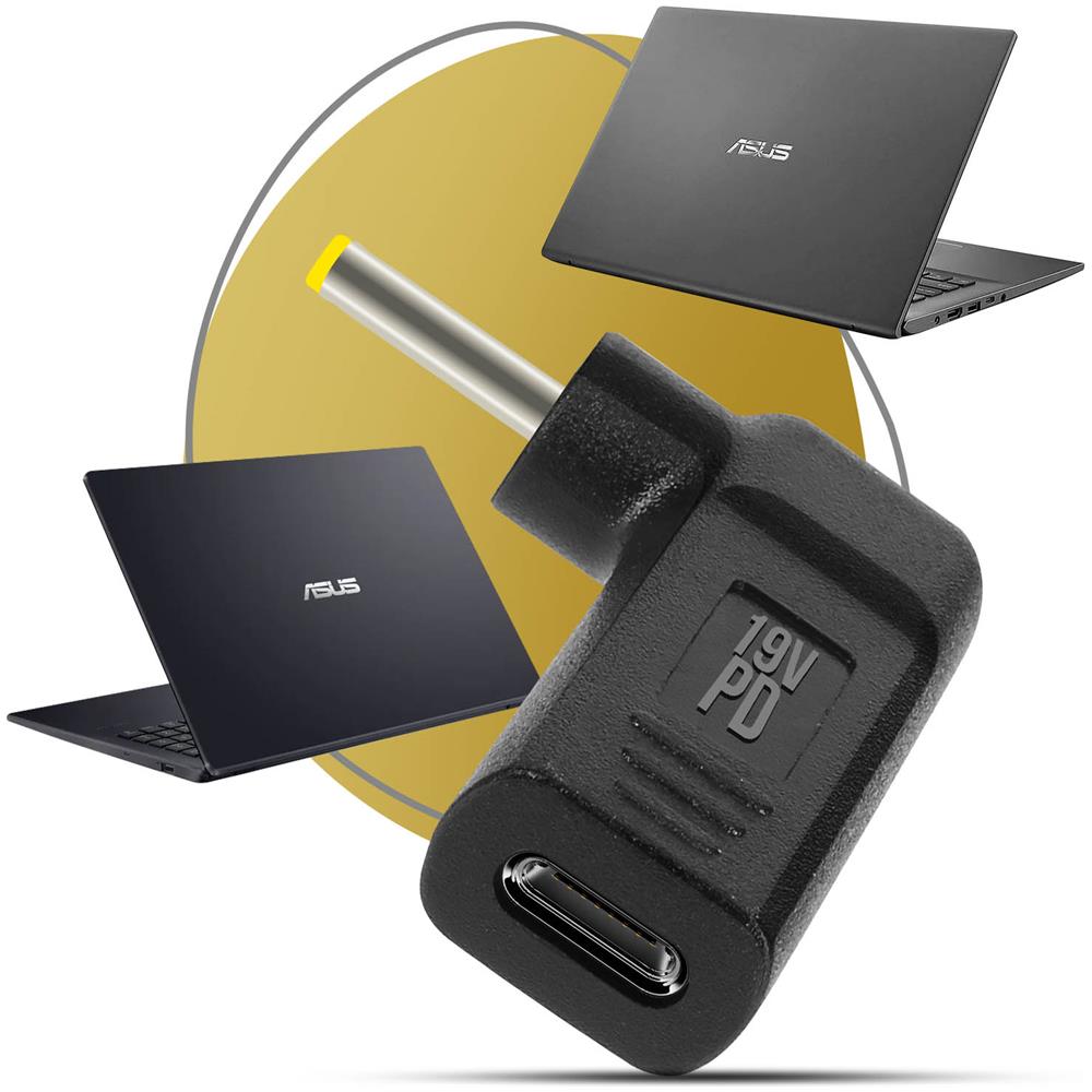 Adattatore Di Ricarica Da Usb-c A Computer Portatile Asus 2,5 X 0,7 Mm, Nero - Foto 5