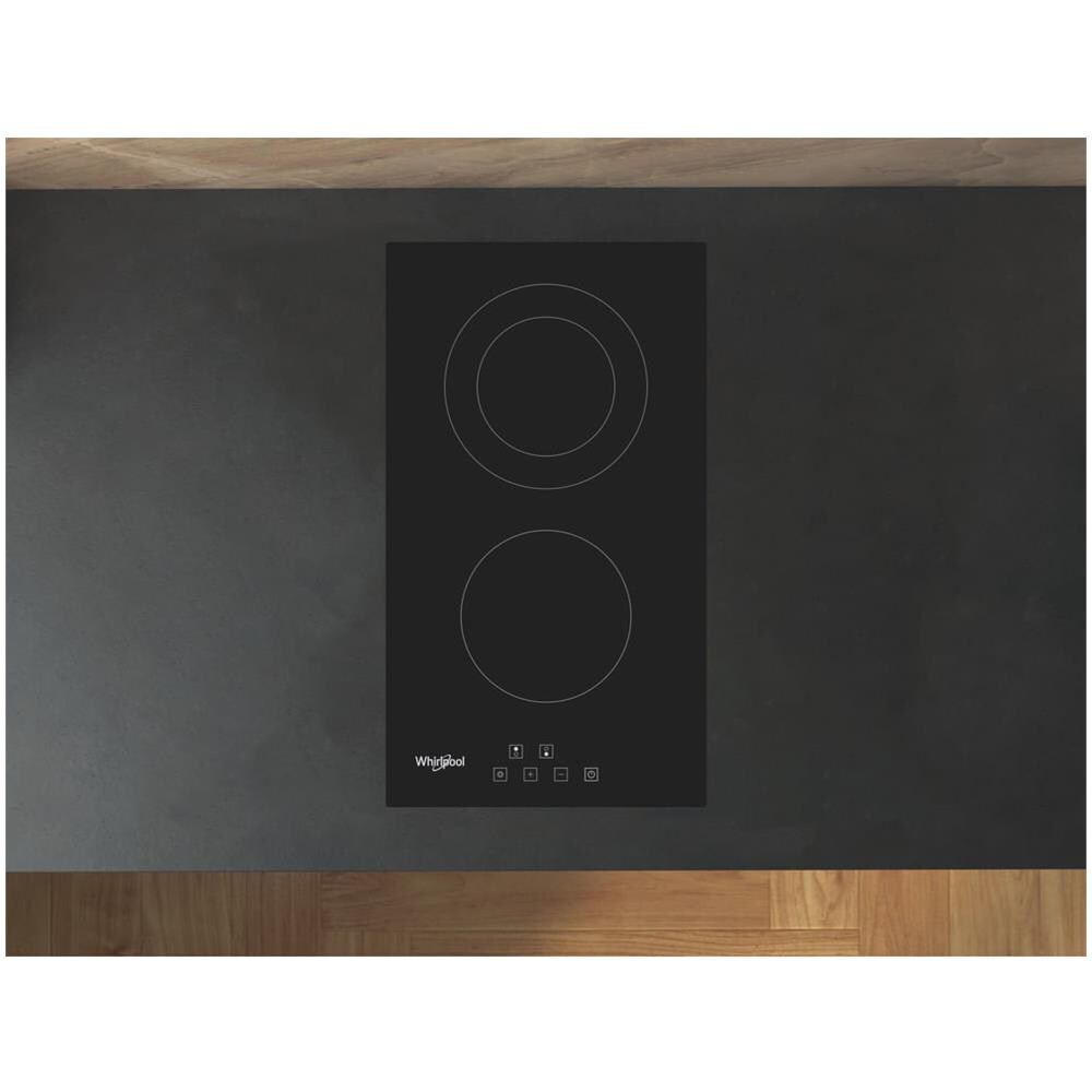 Piano Cottura WRD 6030 B da Incasso 2 Zone Cottura da 30 cm Colore Nero. - Foto 2