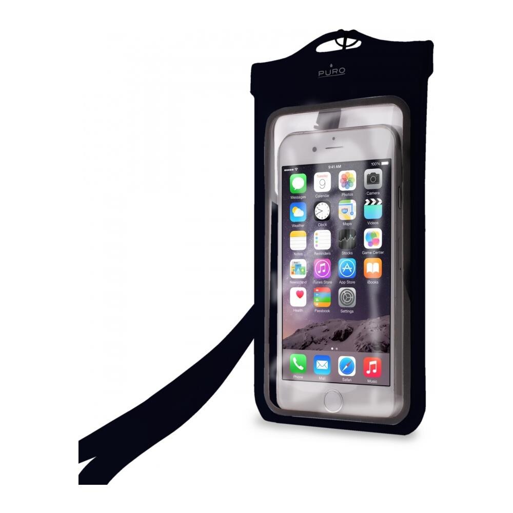 Cust Impermeabile IPX8 in Nylon Uni Large Smartphones Up To 5.1'' - NERO - Foto 2