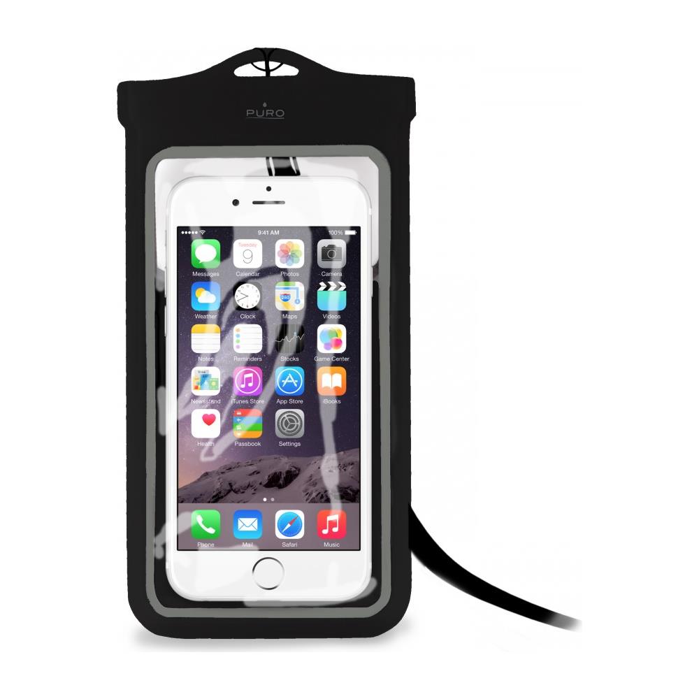 Cust Impermeabile IPX8 in Nylon Uni Large Smartphones Up To 5.1'' - NERO - Foto 1