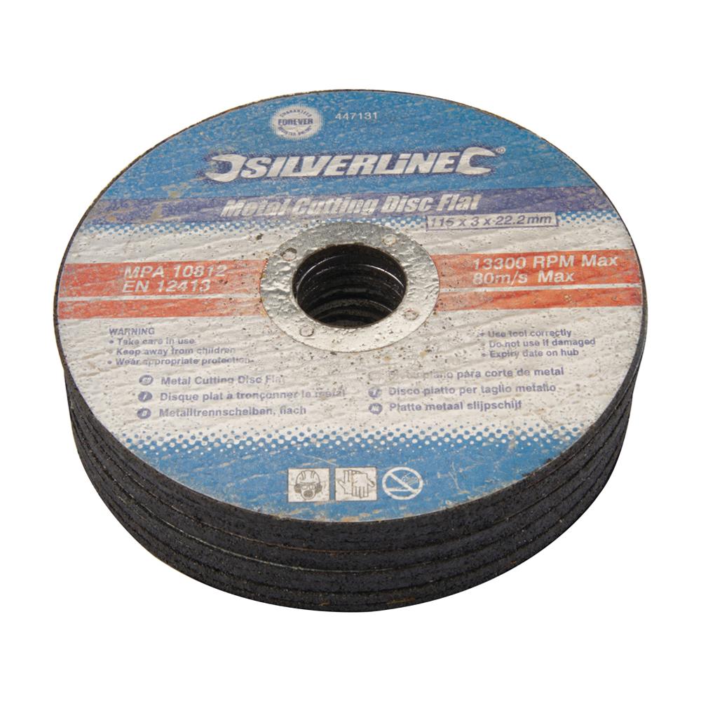 447131 Dischi Da Taglio Piatti Per Taglio Metallo 10 P. zi 115 X 3 X 22,23 Mm - Foto 2