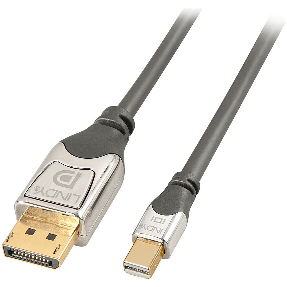 36313 Cavo Displayport A Mini Displayport Cromo, 3m - Foto 1