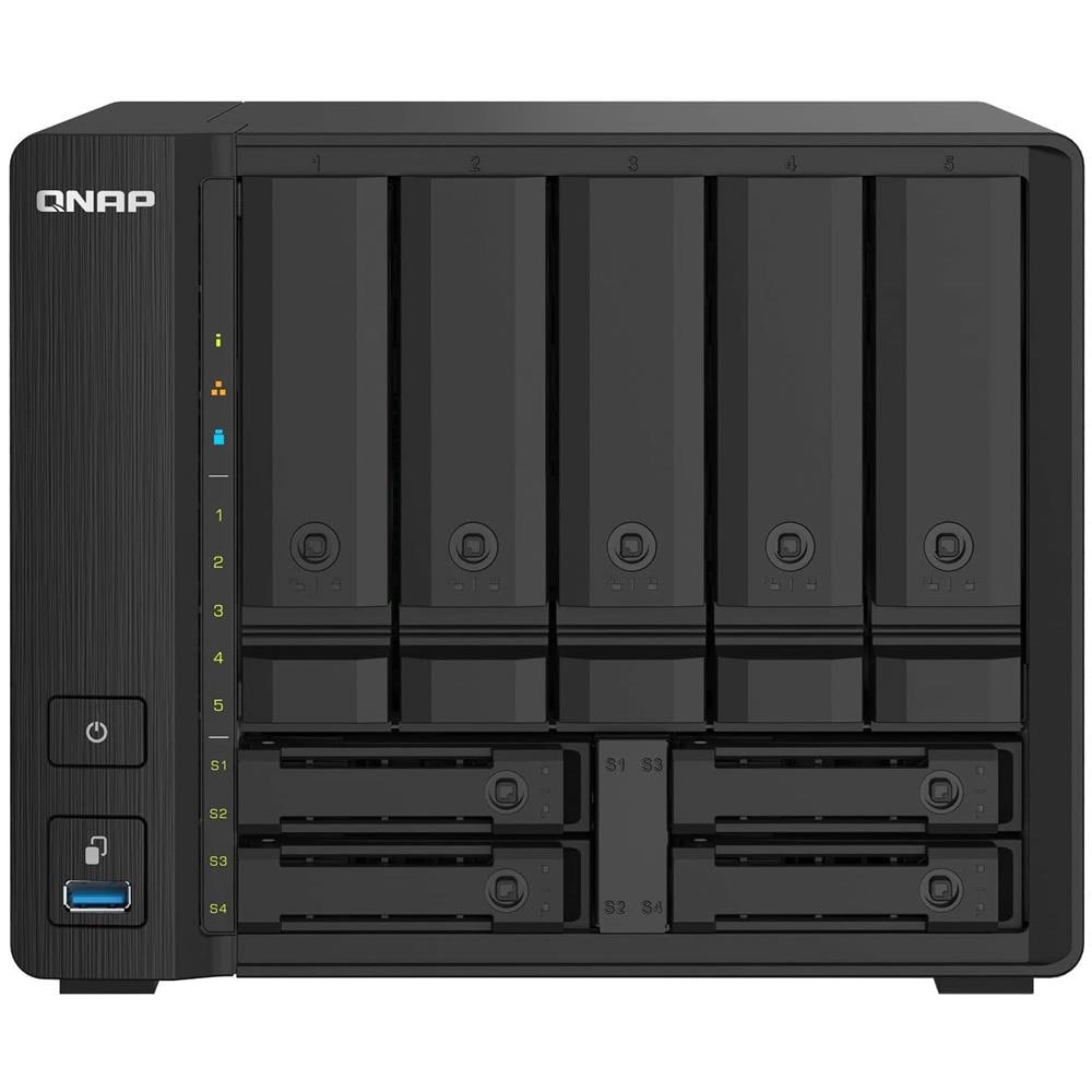 NAS TS-932PX 9 Slot 3.5" / 2.5" Interfacce 2 x Gigabit Ethernet / 3 x USB 3.0 Ram 4 GB - Foto 1
