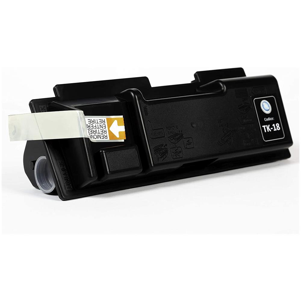 TONER COMPATIBILE - Kyocera Tk-18 1t02fm0eu0 Per Fs-1018mfp, Fs-1020d, Fs-1118mfp Fornito Di Intelligent Chip Capacità 7200 Copie Made In Italy - Foto 2
