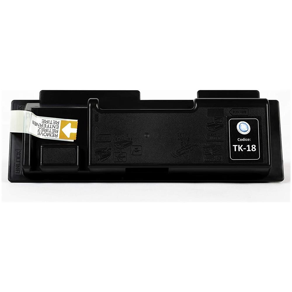 TONER COMPATIBILE - Kyocera Tk-18 1t02fm0eu0 Per Fs-1018mfp, Fs-1020d, Fs-1118mfp Fornito Di Intelligent Chip Capacità 7200 Copie Made In Italy - Foto 4