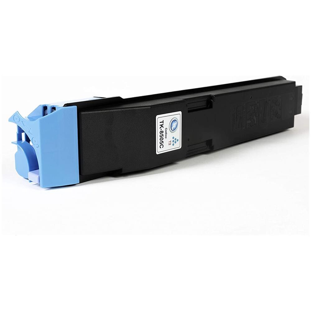 TONER COMPATIBILE - Kyocera Tk-8505c Ciano 1t02lccnl0 Per Taskalfa 4550ci, Taskalfa 4551ci, Taskalfa 5550ci, Taskalfa 5551ci Fornito Di Intelligent Chip Capacità 20000 Copie Made In Italy - Foto 5