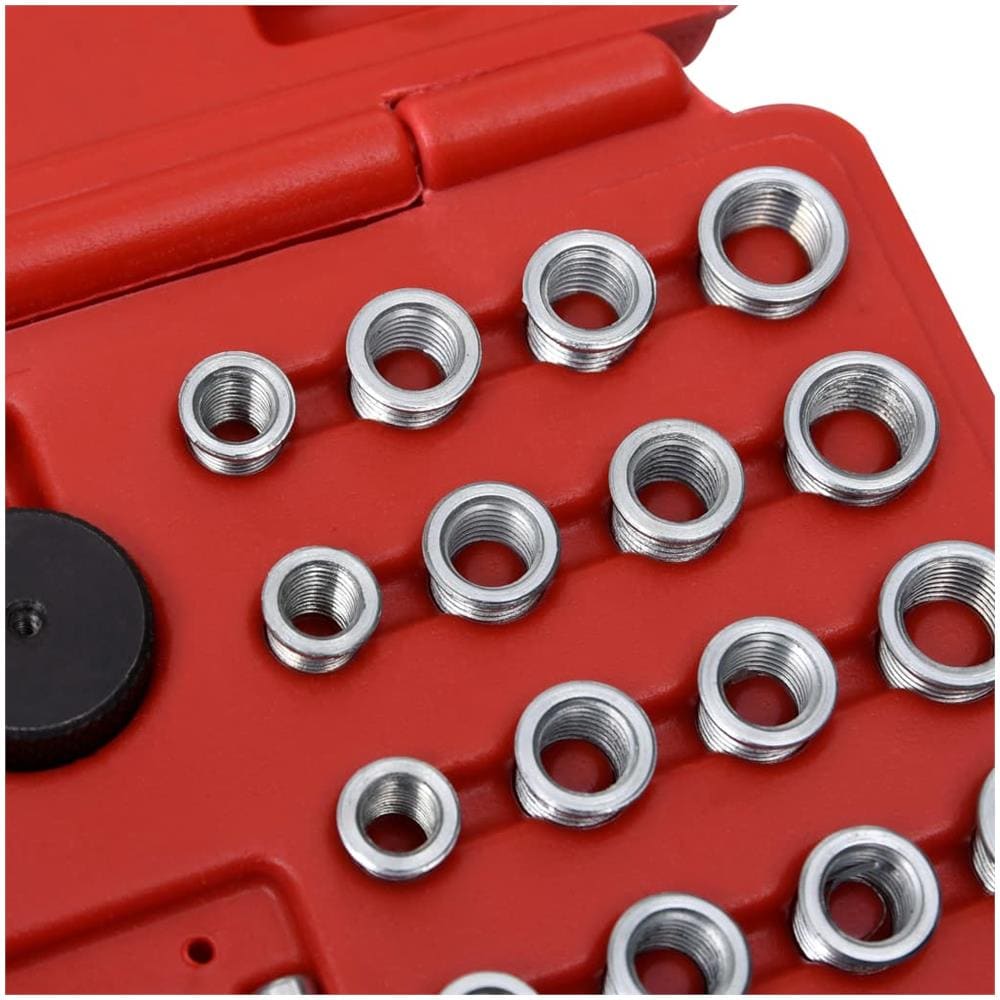 Kit Riparazione Filetto Candela Incandescenza 33 Pz M8 M10 M12 - Foto 6