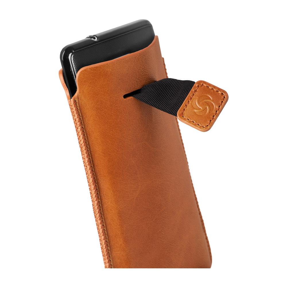 Size L, 85% Leather + 15% Polyester, Sunrise Orange - Foto 1
