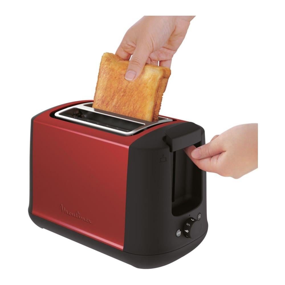 LT340D11 2fetta / e 850W Rosso, Acciaio inossidabile tostapane - Foto 3
