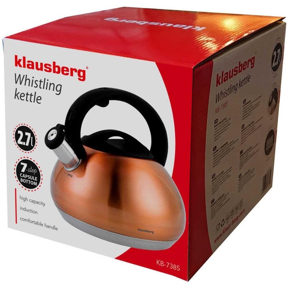 Tastiera Klausberg Con Fischietto 2.7l Kb-7385 Copper - Foto 2