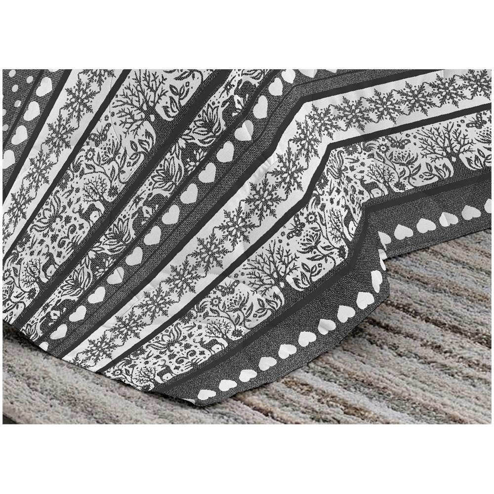 Trapunta Piumone Invernale Linea Pensieri Delicati Disegno New Tirolo Singolo Grigio - Foto 6