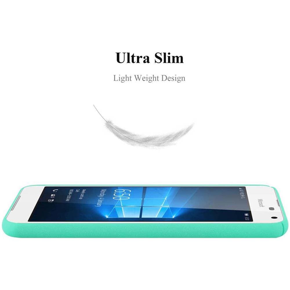 Custodia Compatibile Con Nokia Lumia 650 In Frosty Verde - Hard Case Coperchio Protettivo In Frosted Look Contro I Graffi E Gli Urti - Foto 2