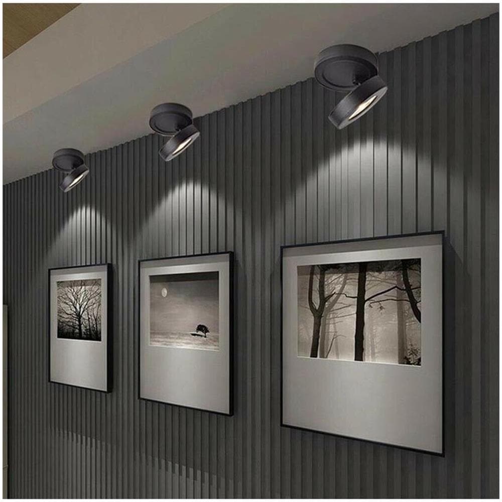 Faretto Led 7 W Luce Bianca Faro Da Soffitto Orientabile Gira 360gradi F7wnf - Foto 1