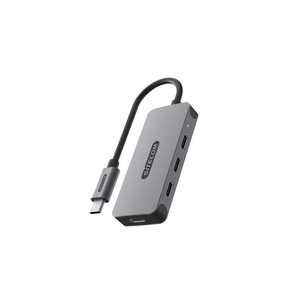 CN-5009 Hub USB-C a 4x USB-A 5 Gbps Colore Grigio - Foto 1