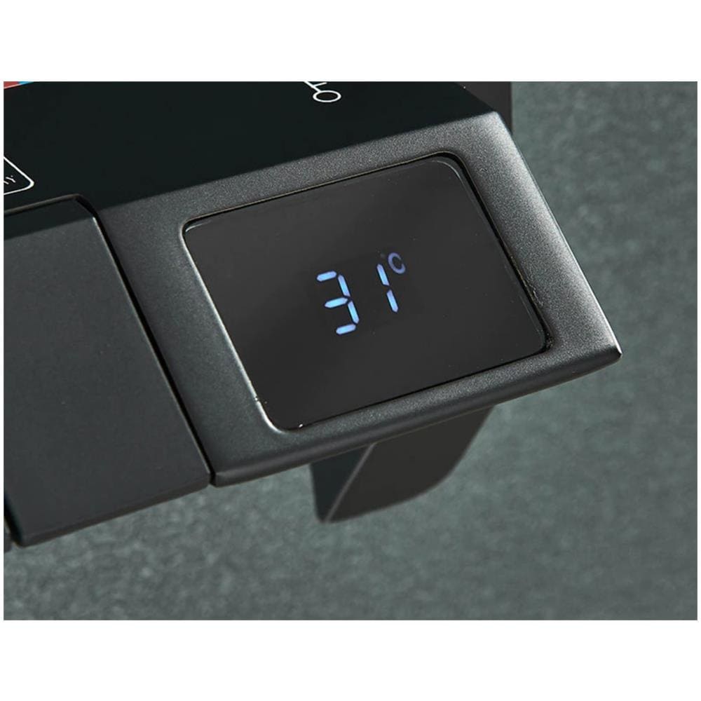 Colonna doccia, Blackswan, tipo M169, modello nero regolabile, con display LCD, tubo nascosto e doccia a pressione, misura 120 cm - Foto 4