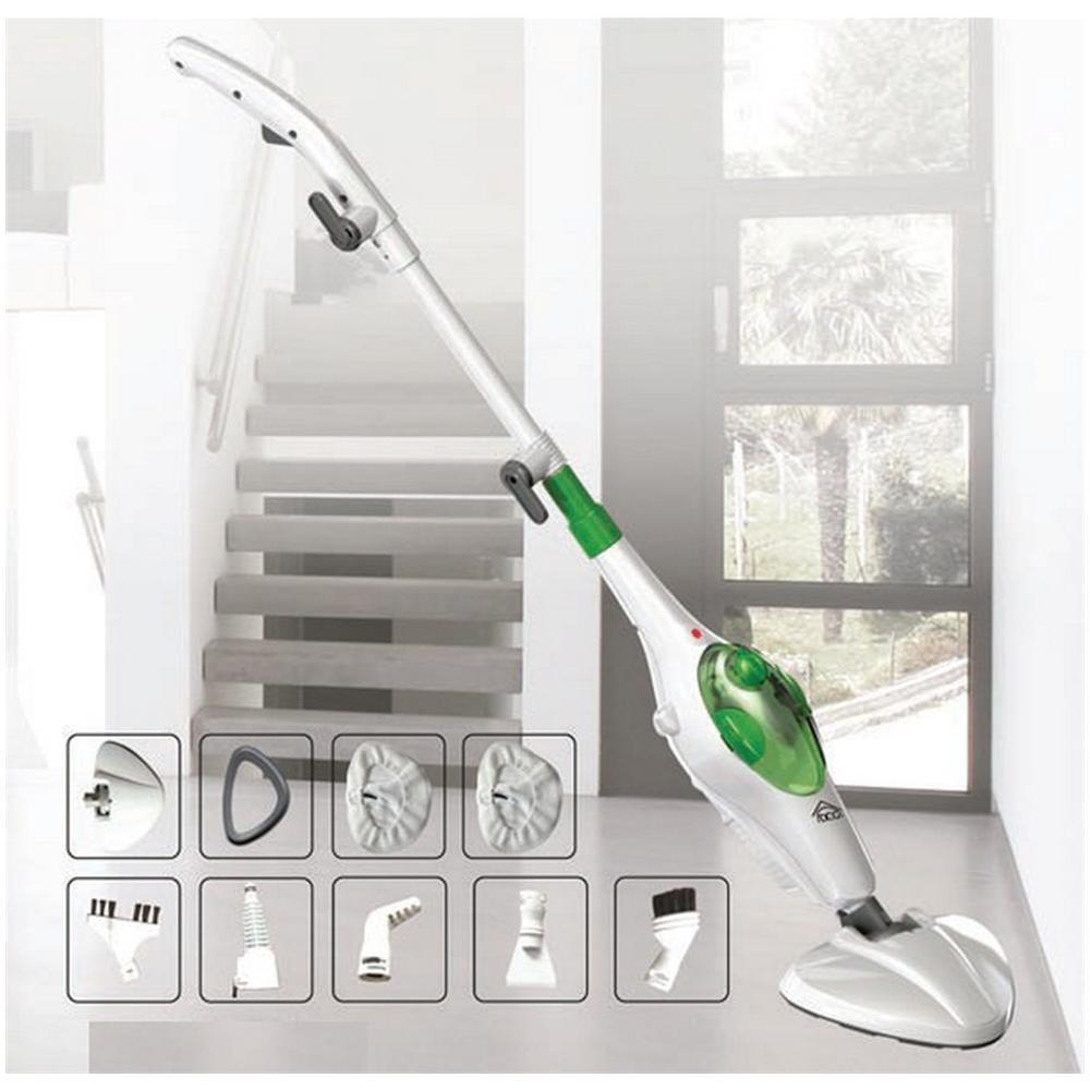 Eltronic DR2850 Pulitore a vapore verticale 0.42L 1500W Verde, Bianco Pulitore a vapore - Foto 2