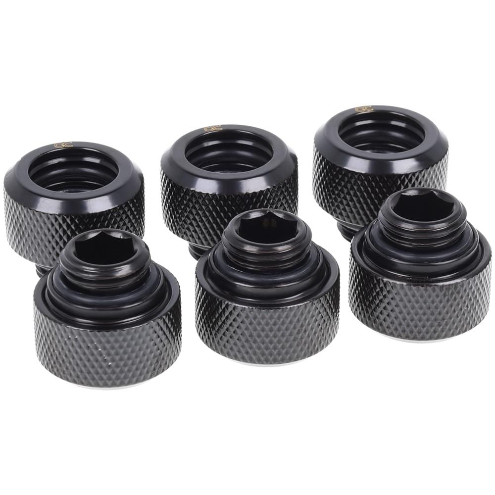 Eiszapfen 13mm HT Tülle 6 / P bk | G1/4 Deep Black Sixpack - Foto 1