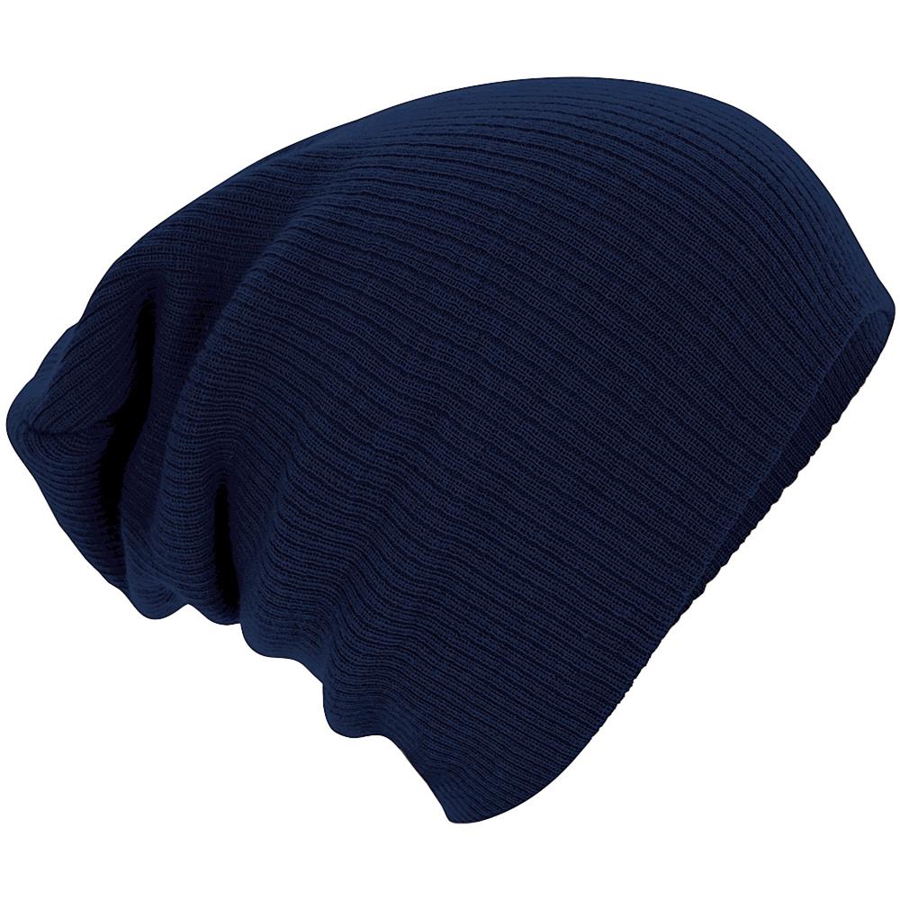 Berretto Morbido A Costine Uomo (taglia Unica) (blu Navy) - Foto 1