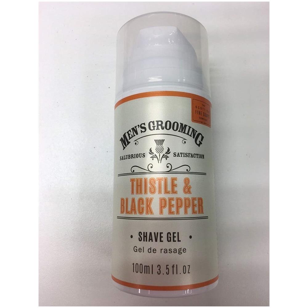Scozzese Belle Saponi Da Uomo Grooming Cardo E Pepe Nero Gel Da Barba 100ml - Foto 1