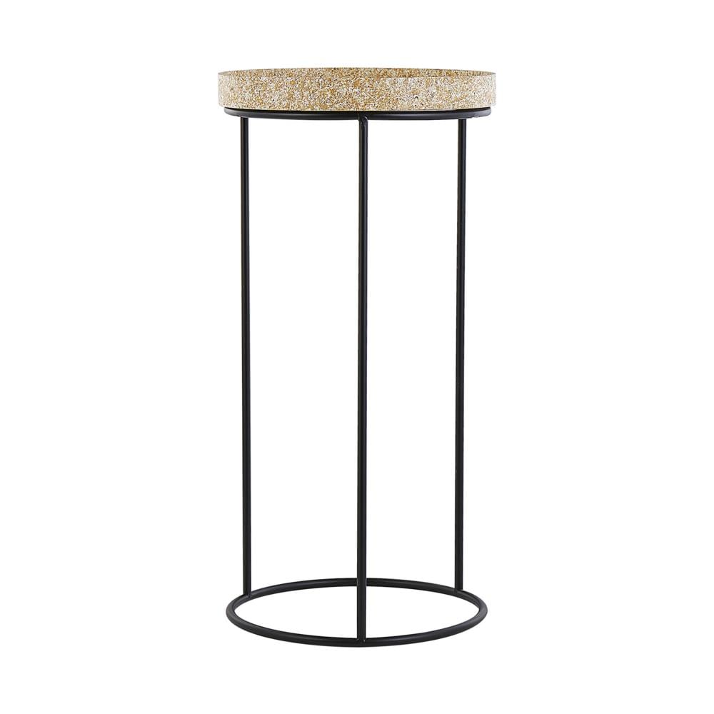 Set Di 3 Tavolini Da Caffè Ad Effetto Granito Texon - Foto 2