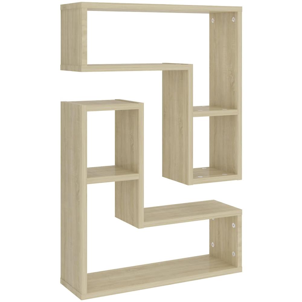 Mensole a Muro 2 pz Rovere Sonoma 50x15x50 cm Legno Multistrato - Foto 2