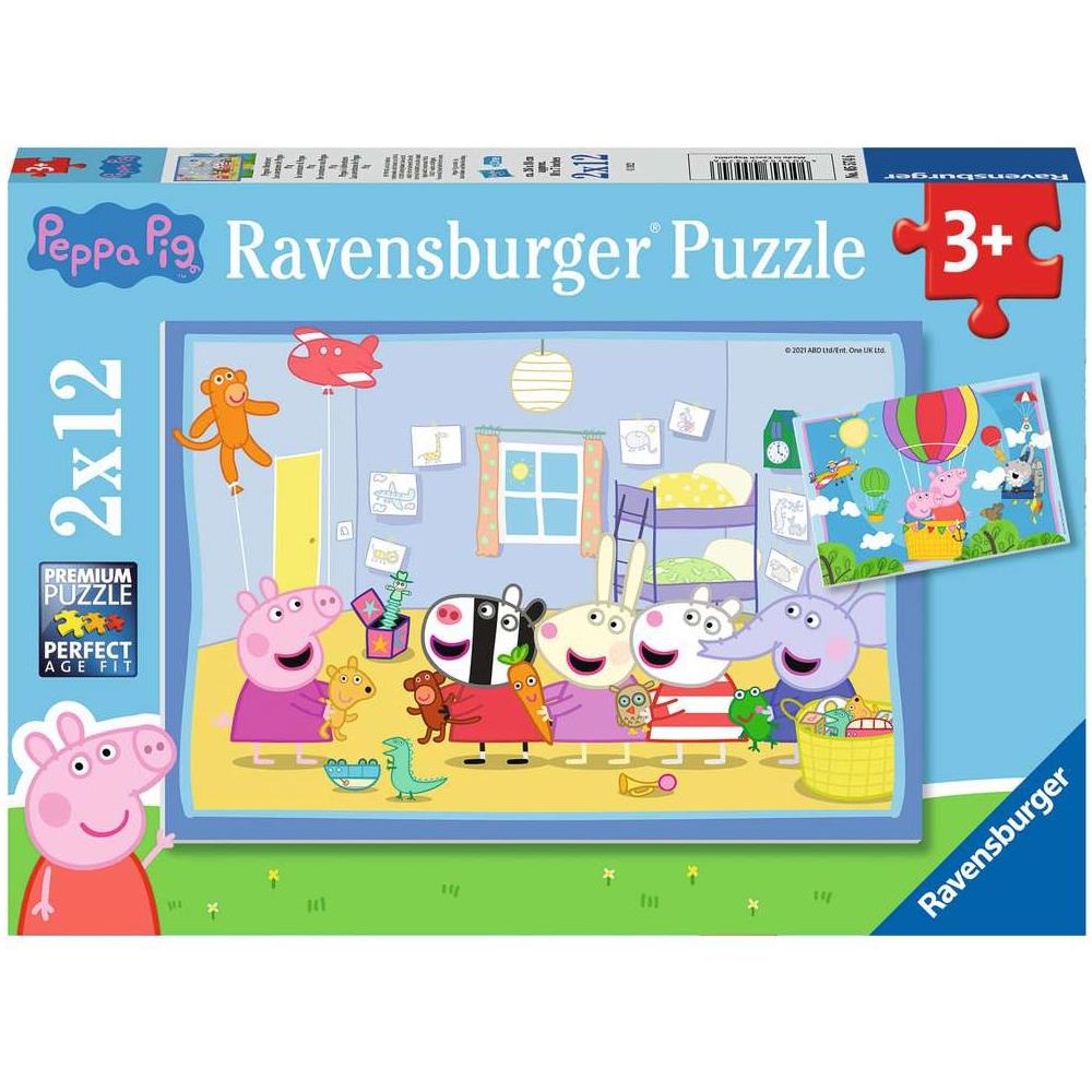 Puzzle Peppa Pig 2x12 Pezzi - Foto 1