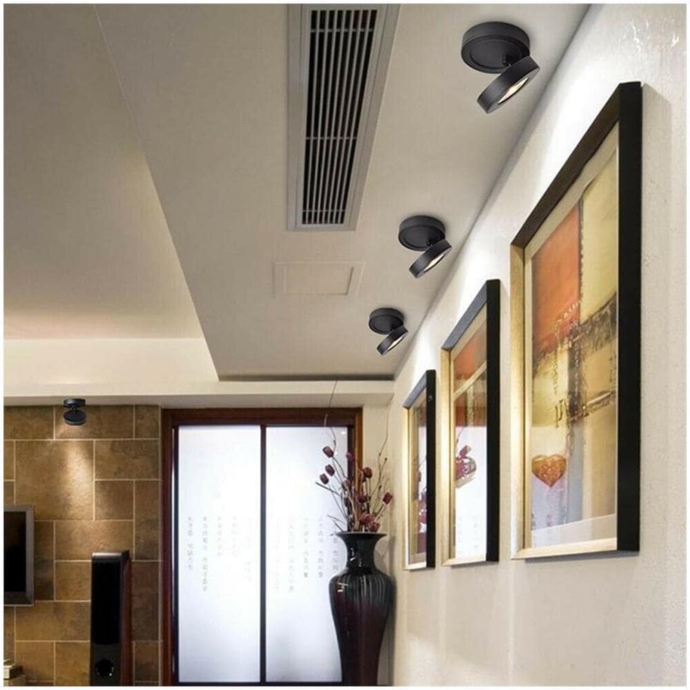 Faretto Led 7 W Luce Naturale Faro Da Soffitto Orientabile Girevole 360gradi F7wnn - Foto 1