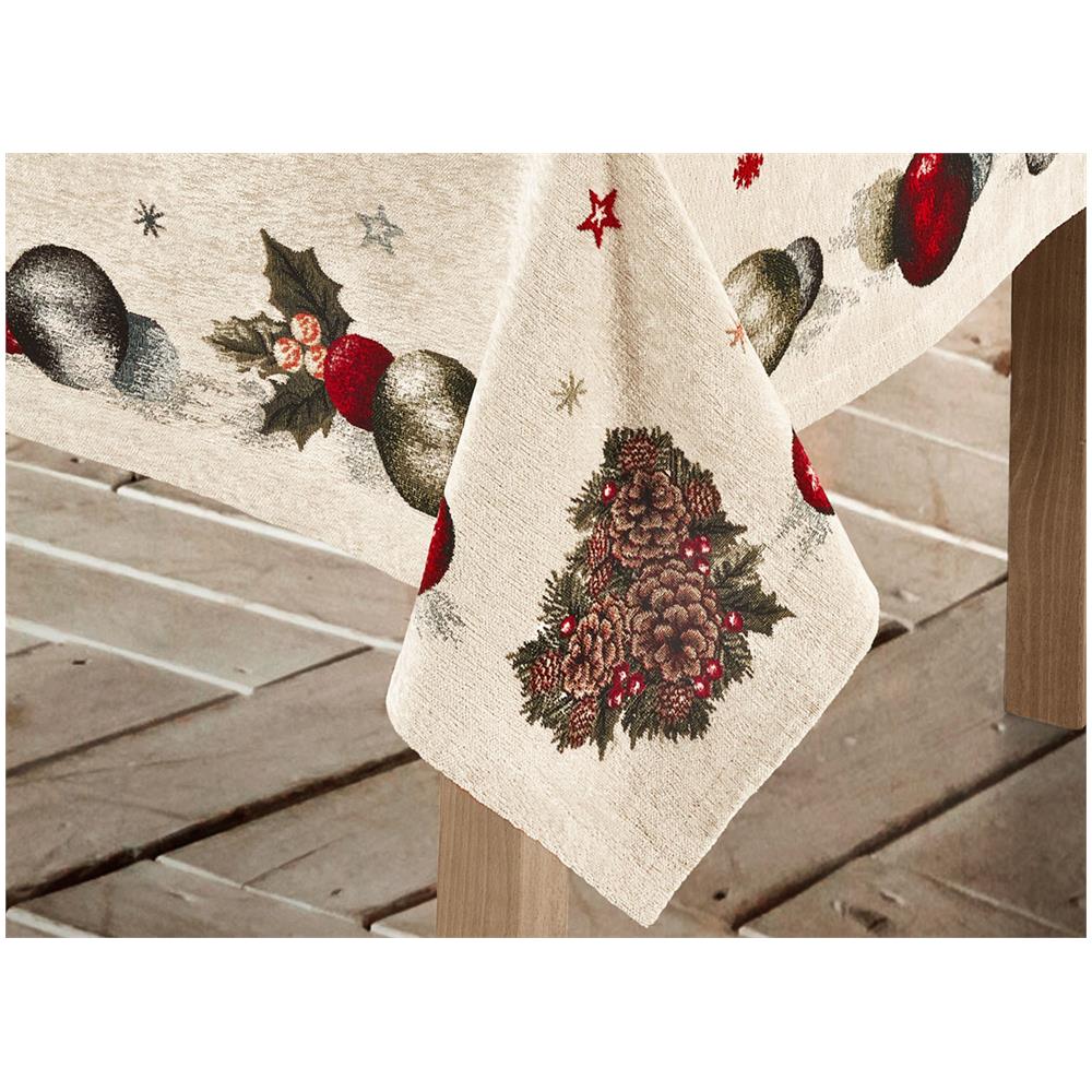 Tovaglia Copritavolo Tavola Fantasia Natalizia Disegno Elfo Gnomo Rosso Made Italy 140x180 Elfo Rosso - Foto 5